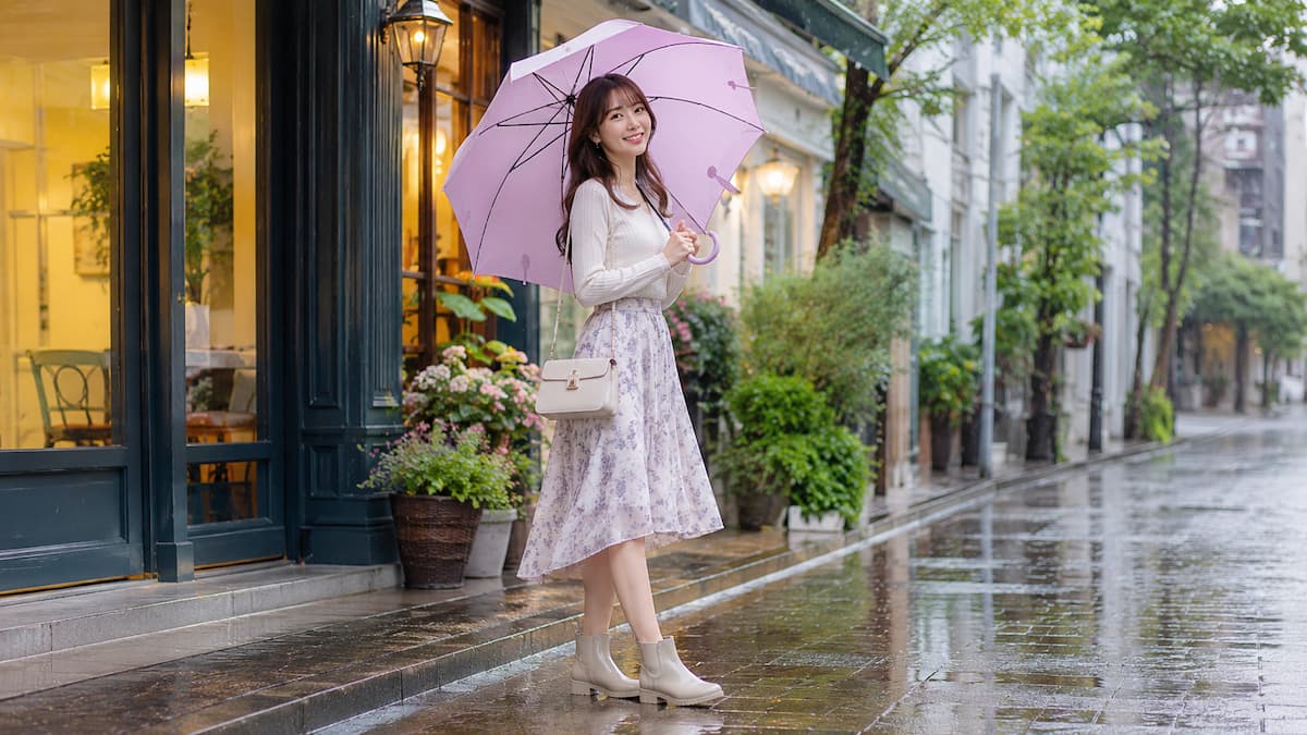 雨の日だから目立たせたいコーデ | 梅雨ドキでもオシャレしたい。雨の日に気をつけるコーデポイント | 高級交際クラブTen Carat「10カラットブログ」