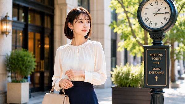 理由その3「大人のデートにふさわしい女性会員」のイメージ画像です。